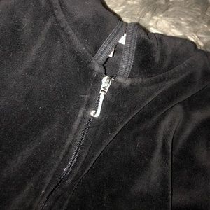 Velour juicy zip up